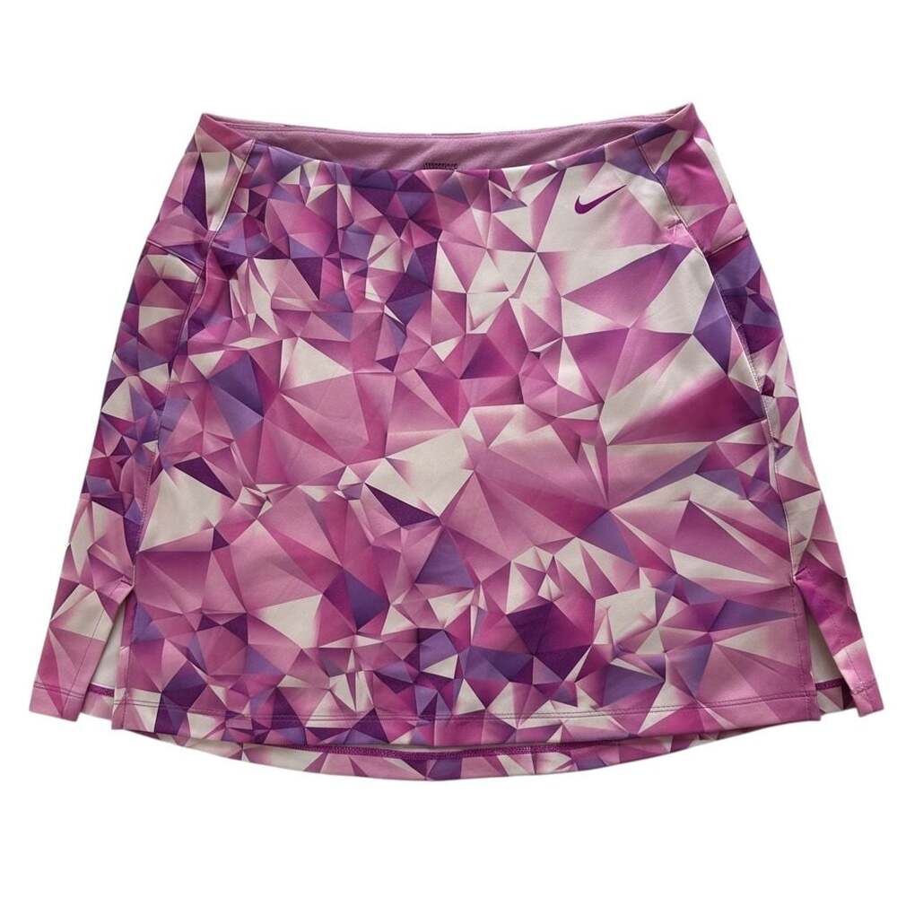 Nike Women's Dri-FIT UV Victory 17" Printed Golf Skort Vivid Purple Frosted Plum